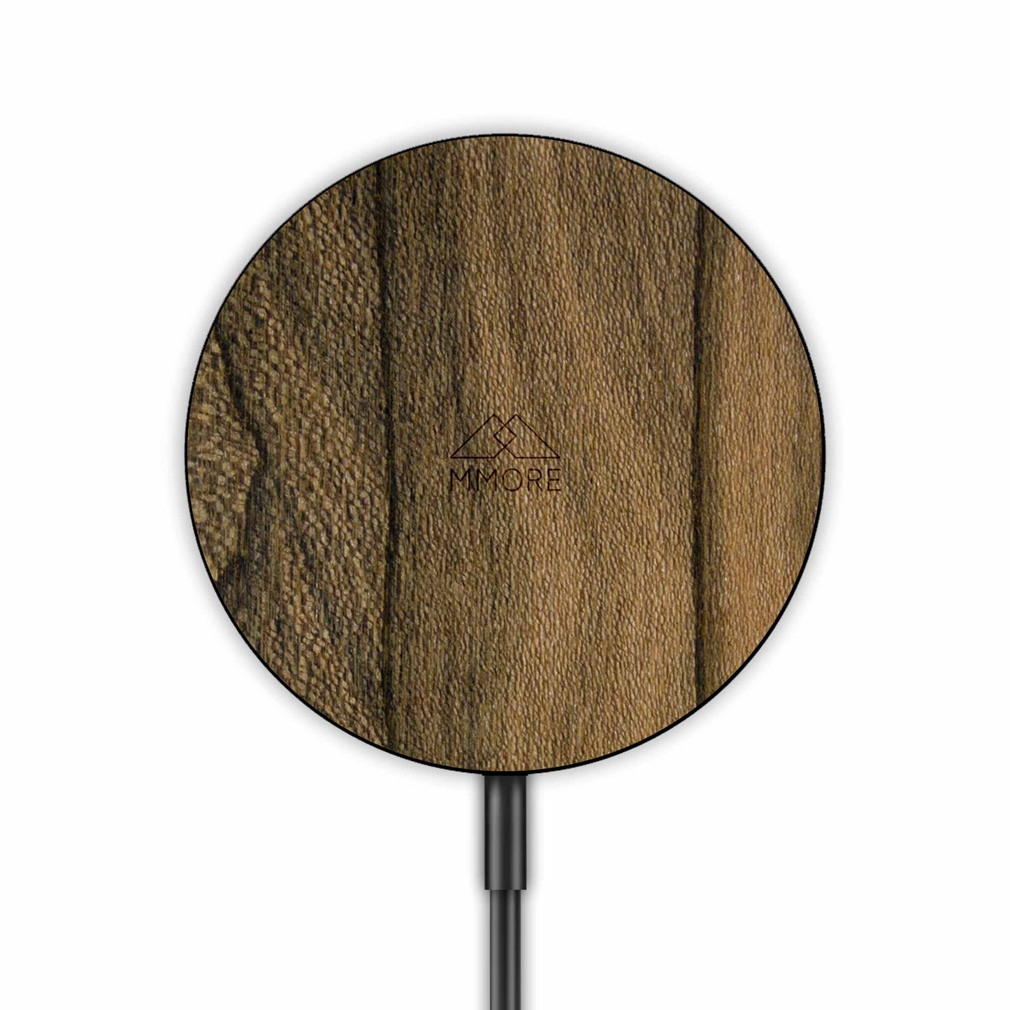 MagSafe BLACK Wireless Charger - Wood