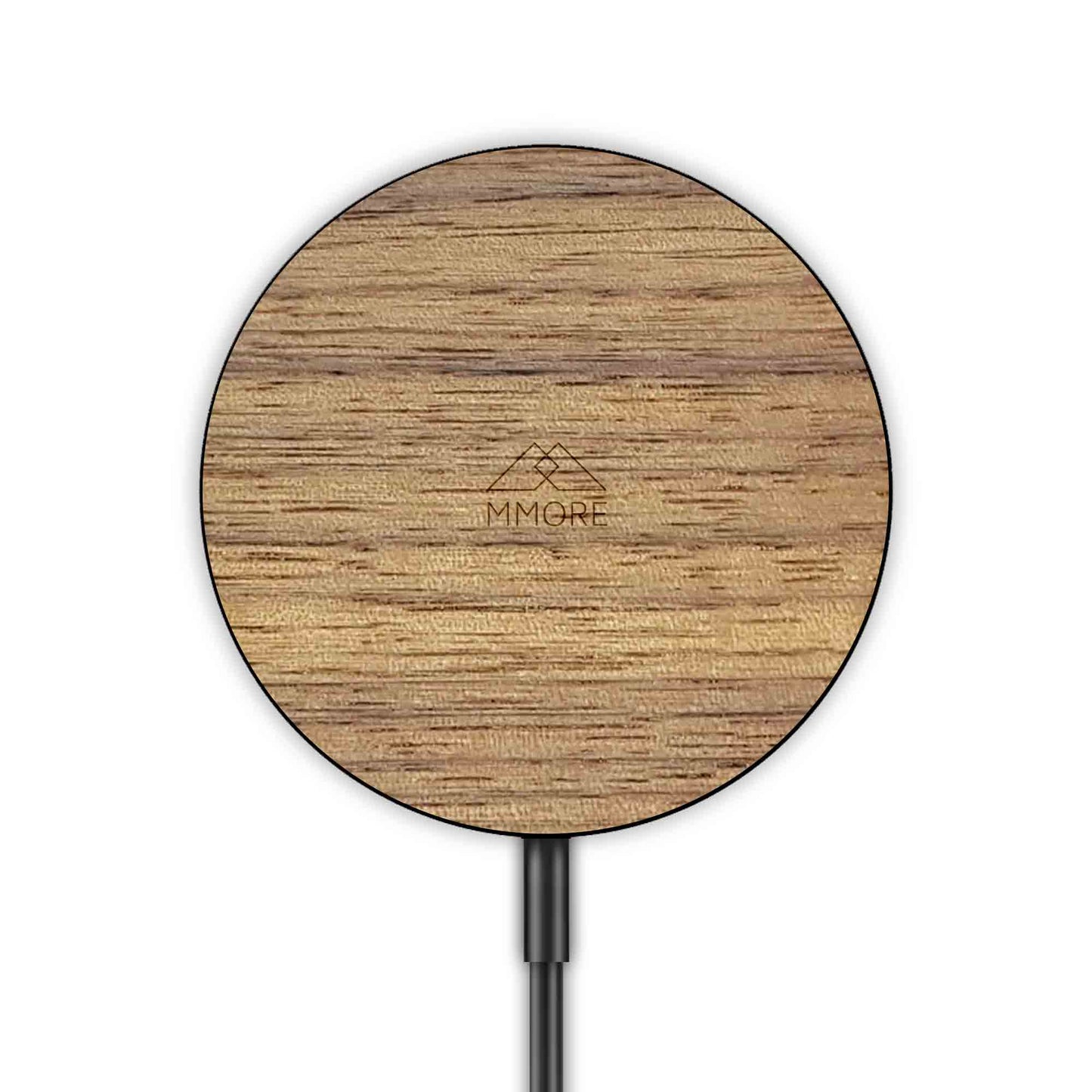 MagSafe BLACK Wireless Charger - Wood