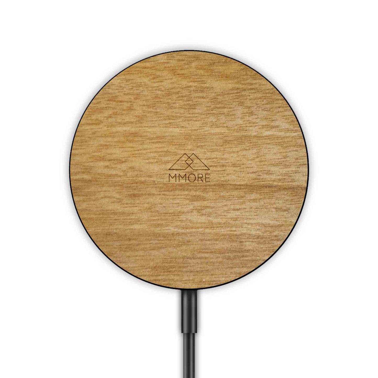 MagSafe BLACK Wireless Charger - Wood