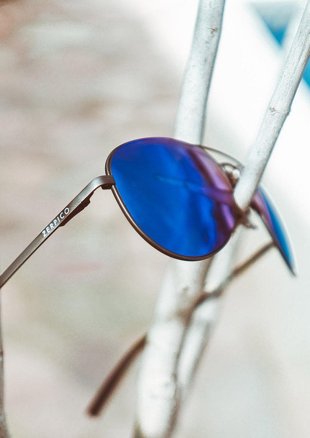 Titanium Aviator Sunglasses