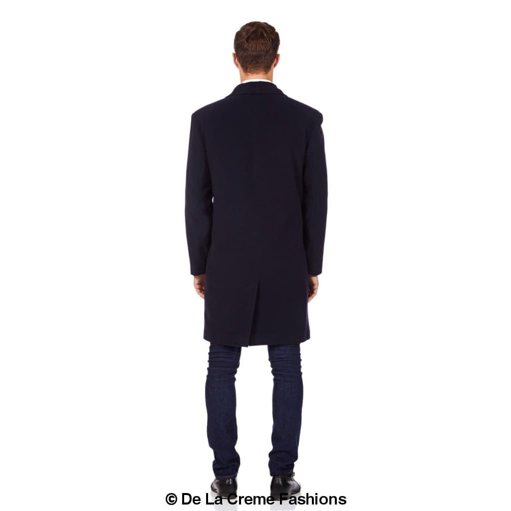 De La Creme MAN - Wool & Cashmere Blend Formal Overcoat