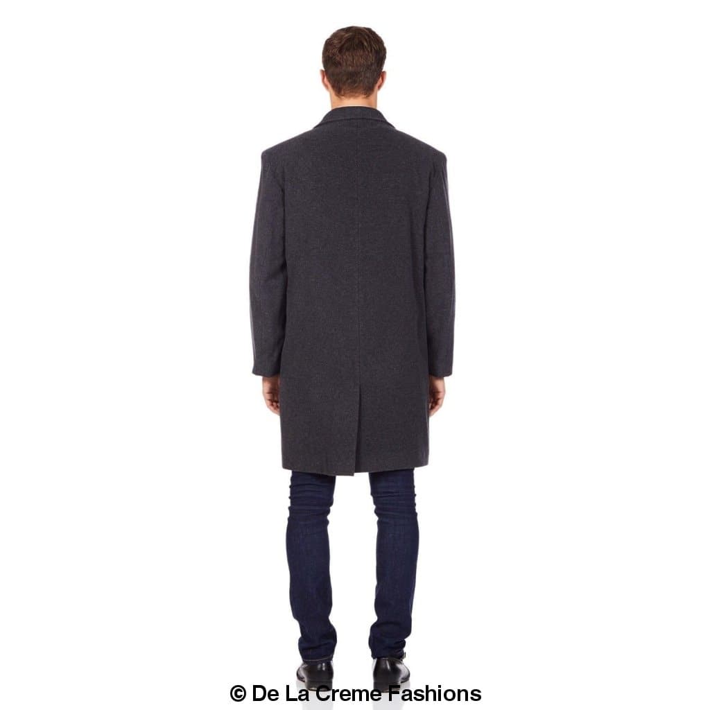 De La Creme MAN - Wool & Cashmere Blend Formal Overcoat