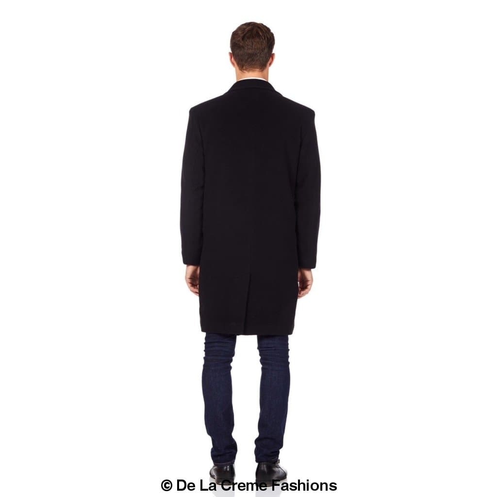 De La Creme MAN - Wool & Cashmere Blend Formal Overcoat